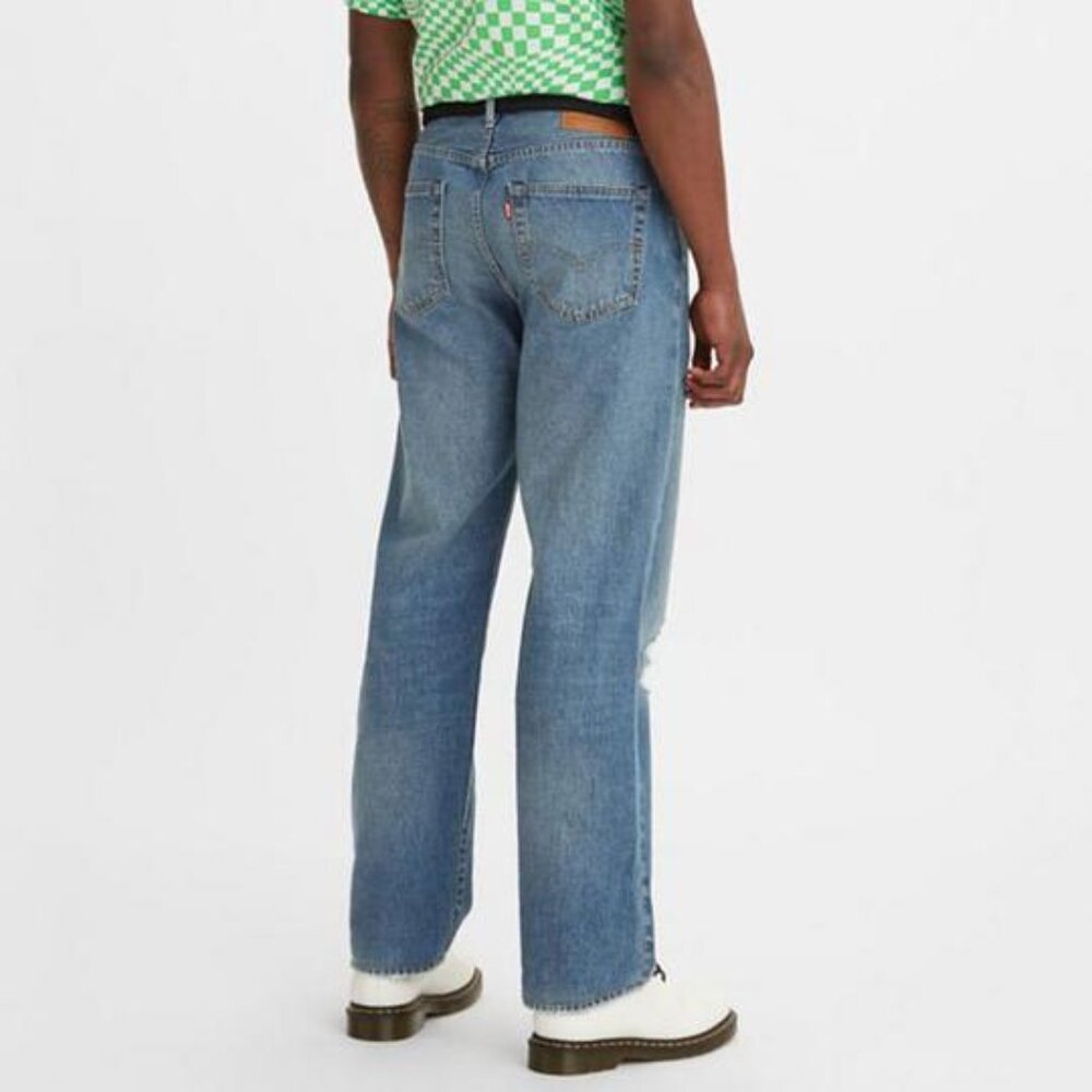 NWT Levi's 50s Straight Denim Jeans Medium Rinse Blue Size 36 - Picture 3 of 11